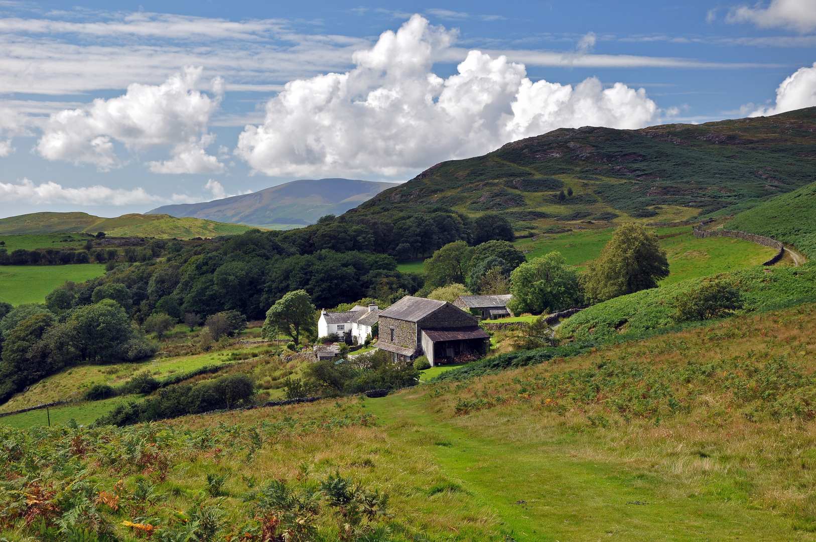 A farmstead near Blawith Knott, part of a hidden England